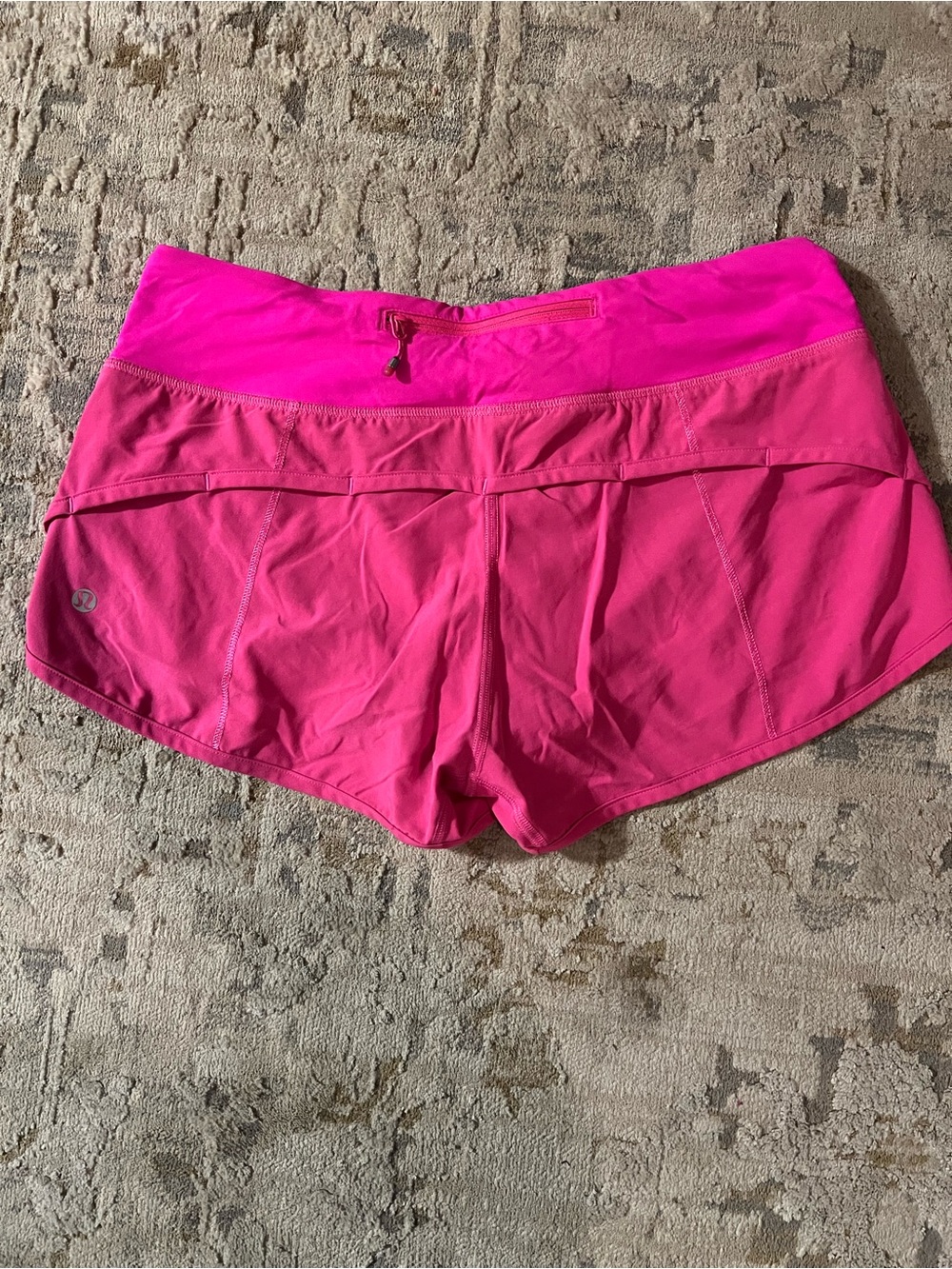 lululemon athletica Two-Tone Pink Athletic Shorts